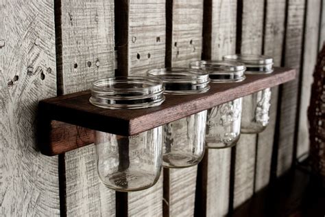 Amazon.com: Mason Jar Rack Wall Mount